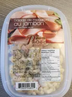 Salade de macaroni au jambon