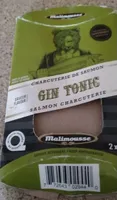 Gin tonic charcuterie de saumon