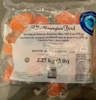 Portions de Saumon steelhead sans peau