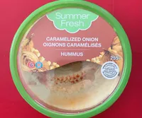 Hummus oignons caramélisés