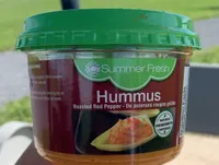 Hummus poivrons rouges grilles
