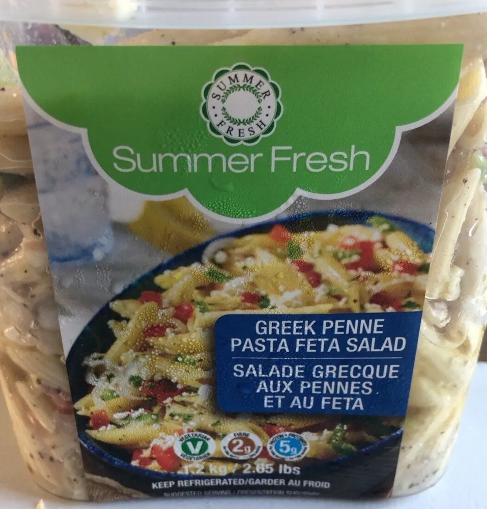 Salade grecque aux pennes et au feta
