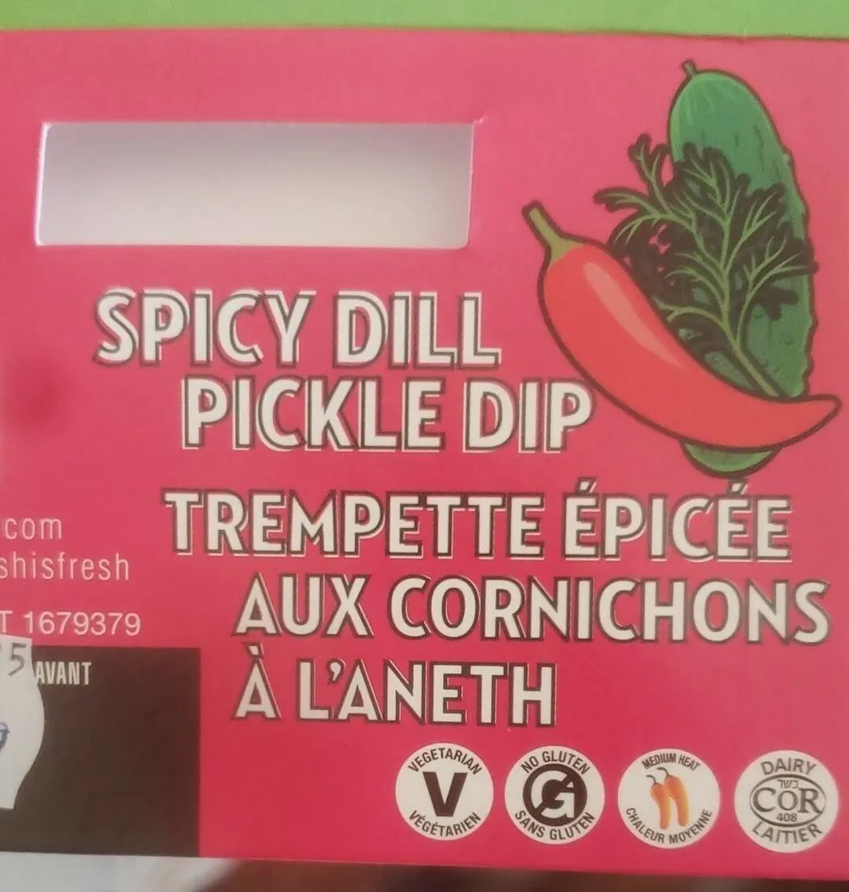 Spicy dill pickle dip