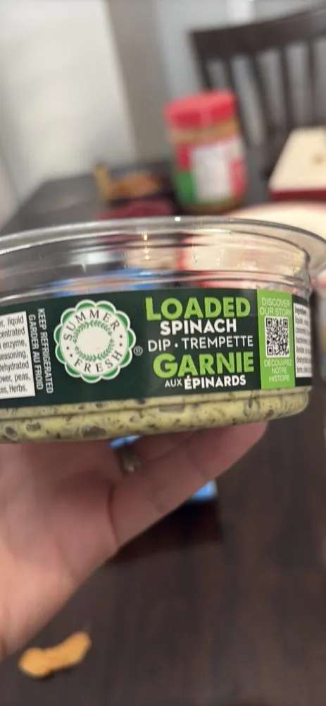 Loaded spinach dip