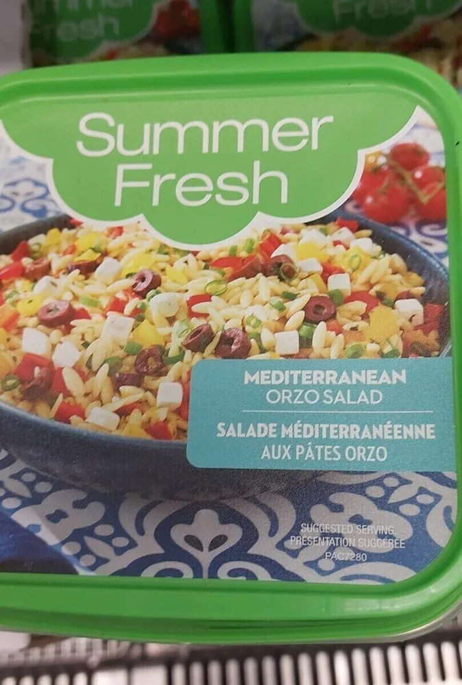 Mediterranean orzo salad