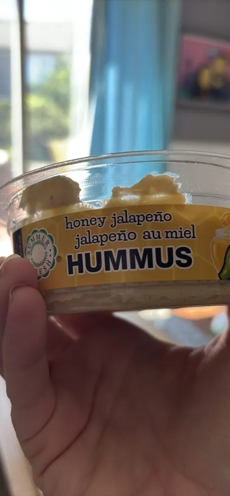 honey jalapeño HUMMUS