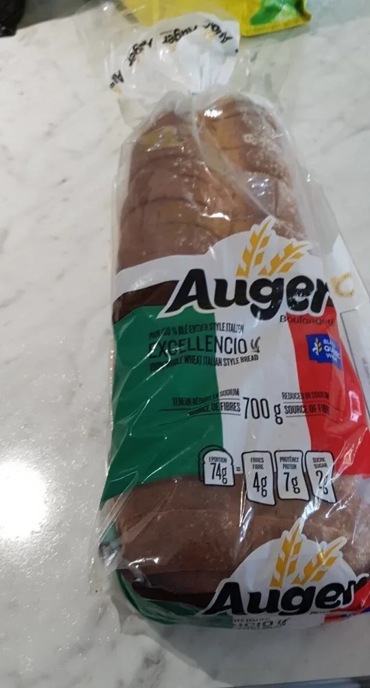 Pain blé entier style italien