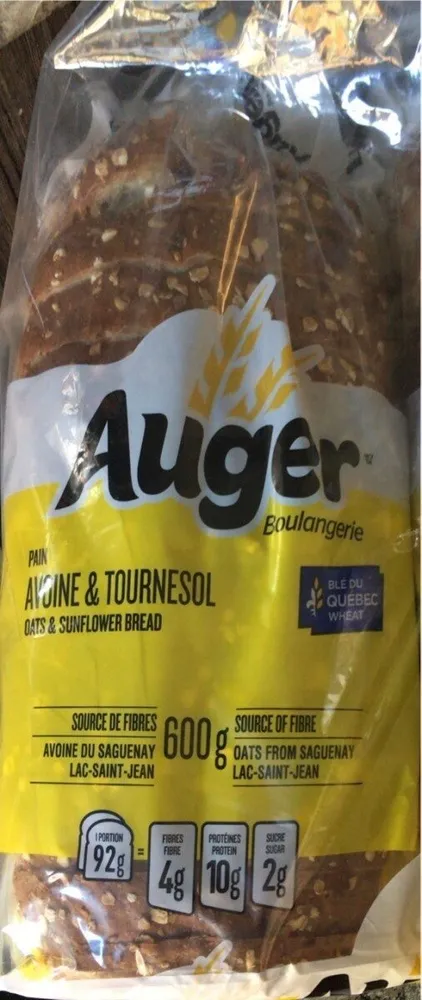 Pain avoine tournesol