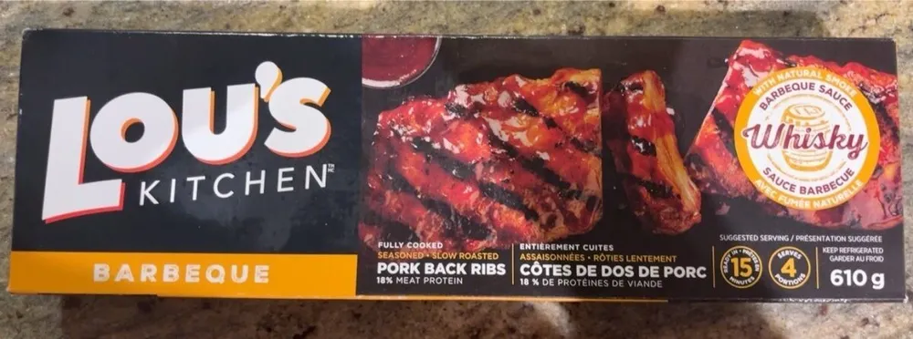 Pork back ribs