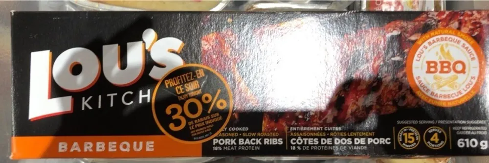Pork back ribs