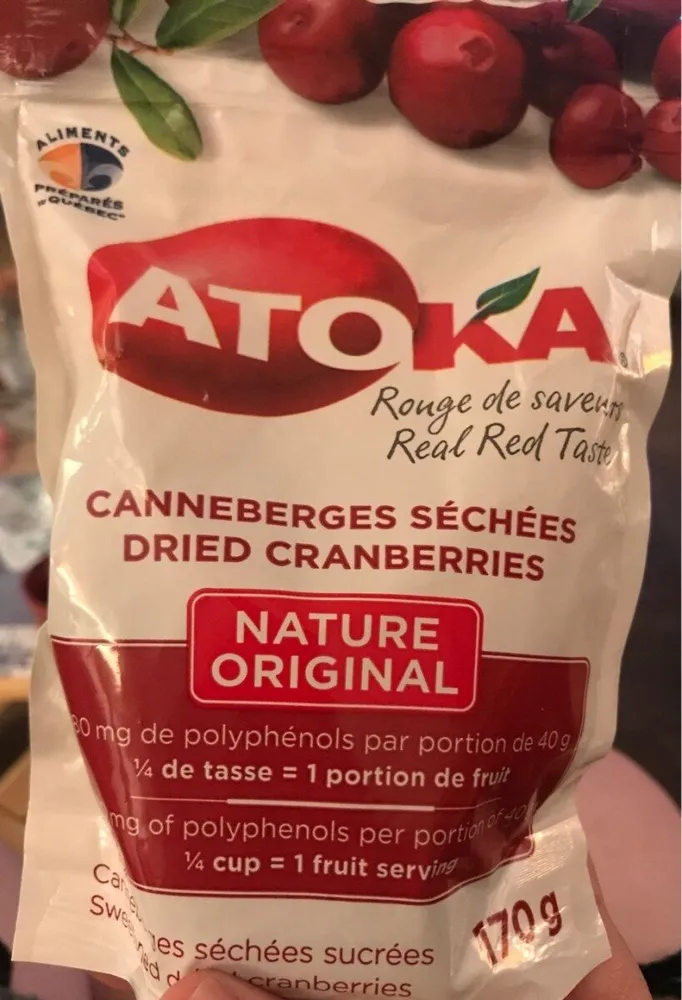 Canneberges Séchées Et Sucrées
