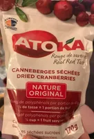 Canneberges Séchées Et Sucrées