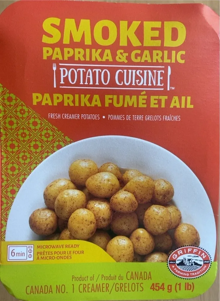Smoked paprika and garlic potato cuisine
