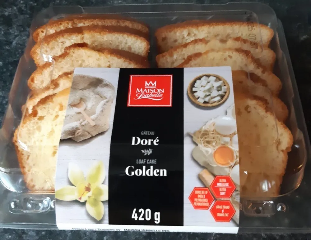 Loaf Cake Golden / Gâteau doré