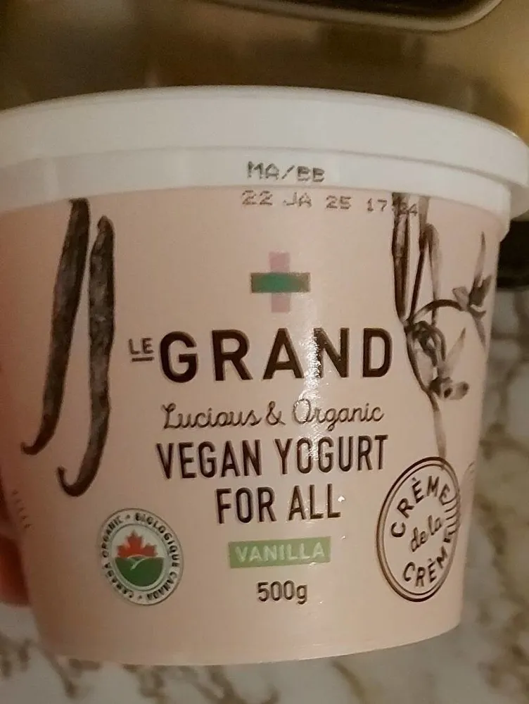 Yogourt végane
