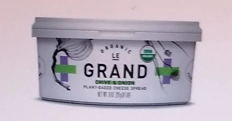 Chive and onion plant based cheese spread