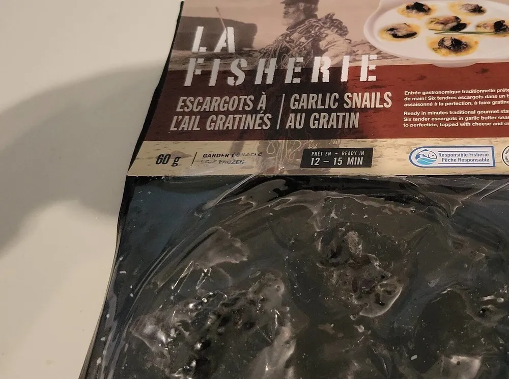 Escargots à l'ail gratinés
