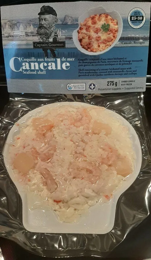 Coquille aux fruits de mer Cancale Seafood shell