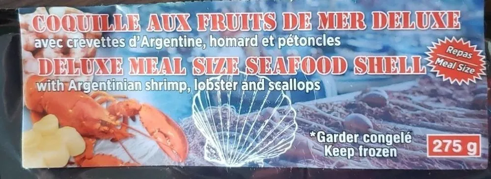 Coquille aux fruits de mer deluxe