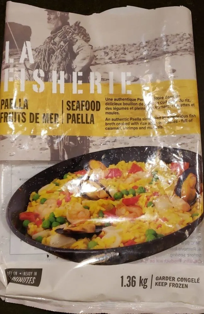 Paella de fruits de mer