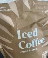 Iced coffee vegan protein
