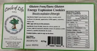 Gluten free energy explosion cookies