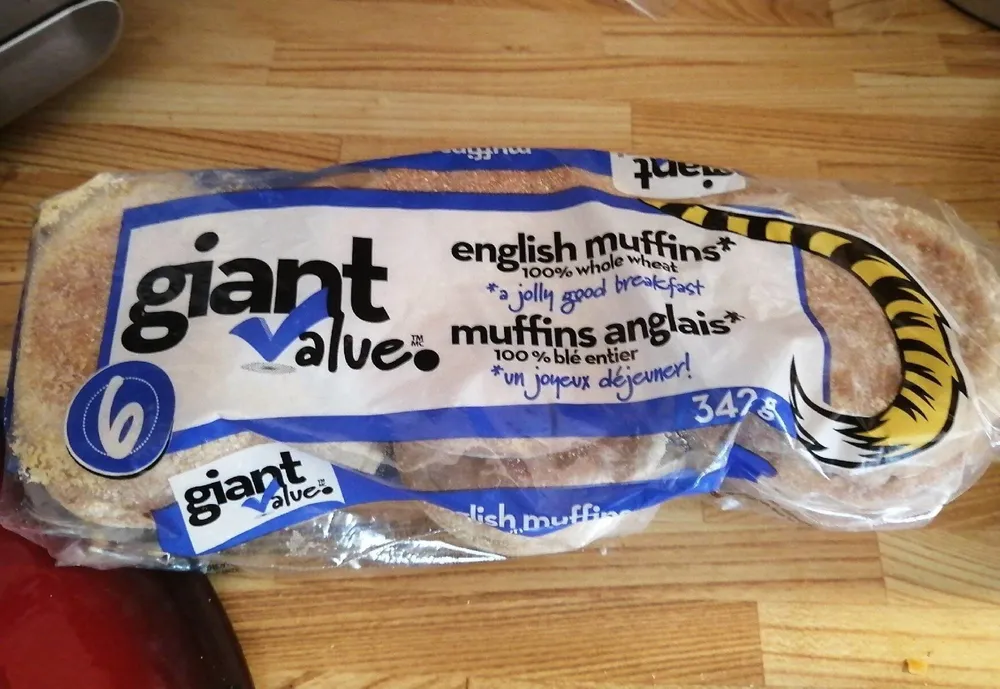 Muffins anglais blé entier