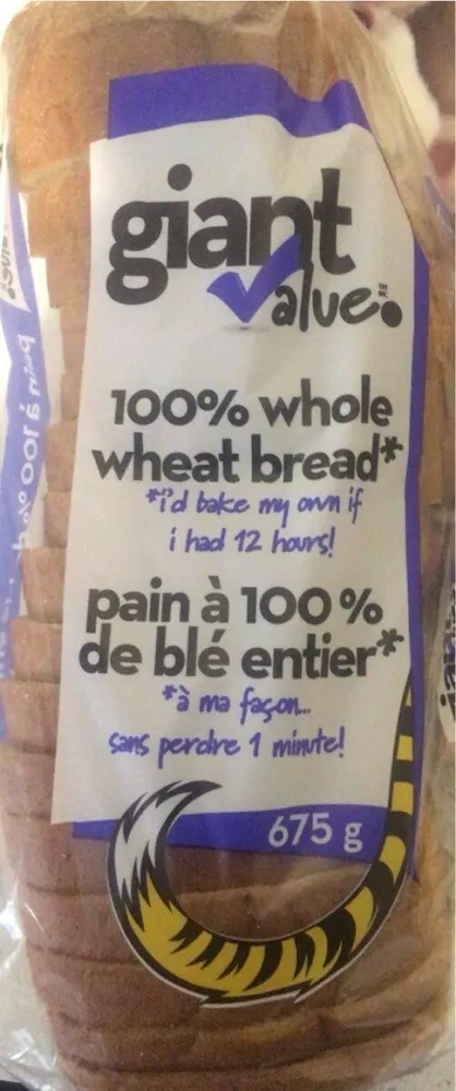 100%Whole wheat bread