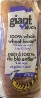 100%Whole wheat bread
