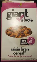 Giant value Raisin Bran