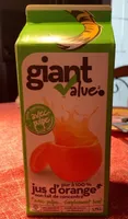 Jus d’orange 100% pure