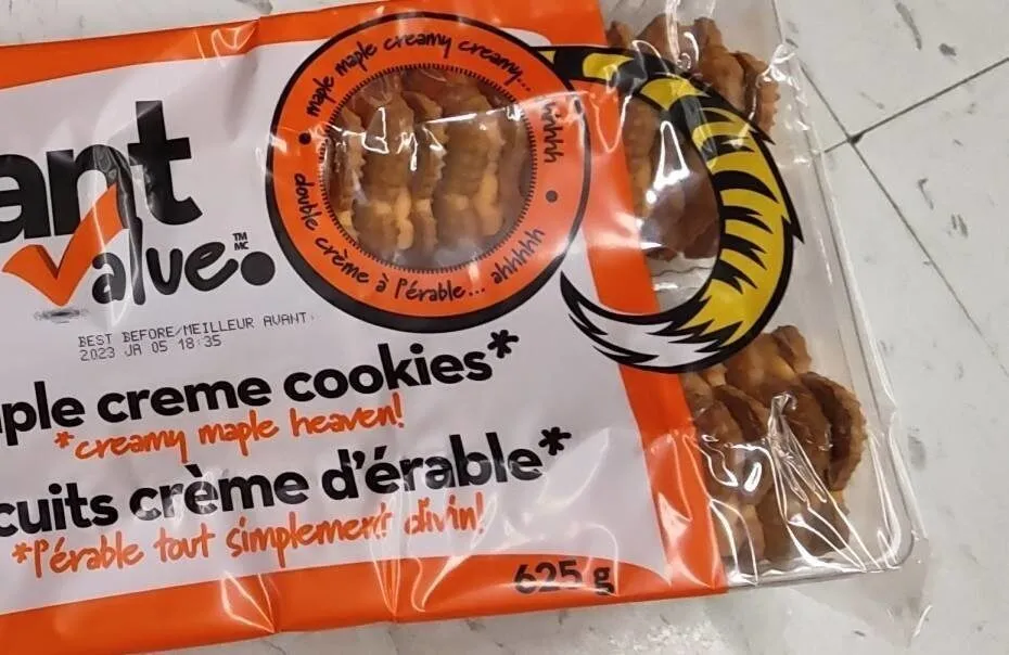 Biscuits feuille d'érable