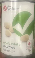 Pomme de Terre Blanche Entière