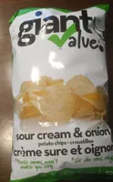 Crème sure et oignons