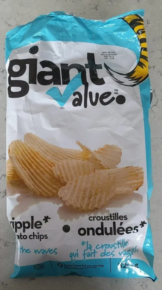 Croustilles ondulées