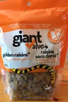 Raisins secs dorés