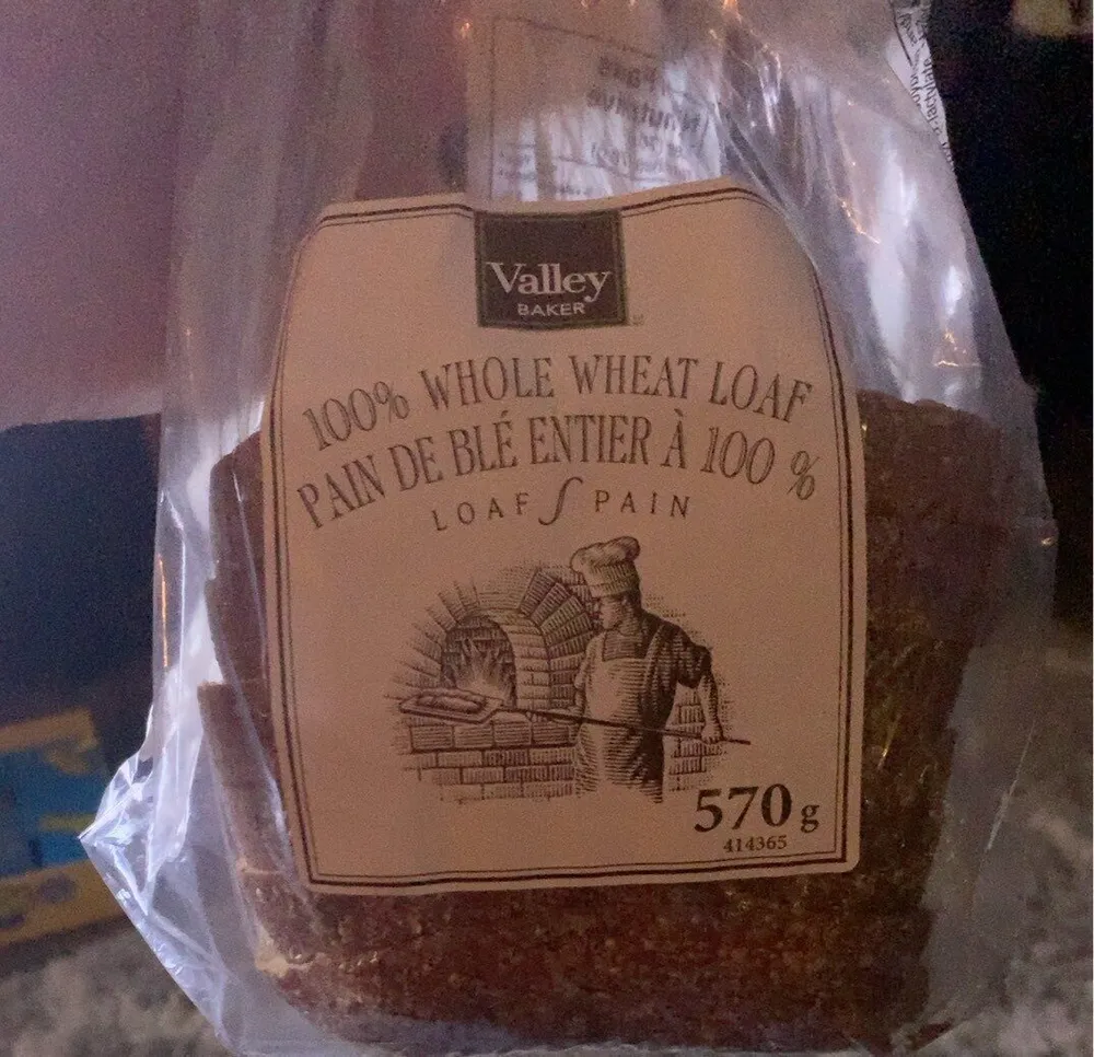 pain de blé entier à 100%