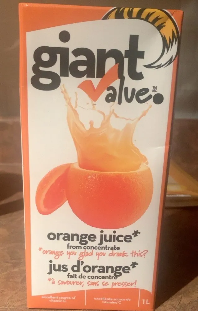 Jus d’orange