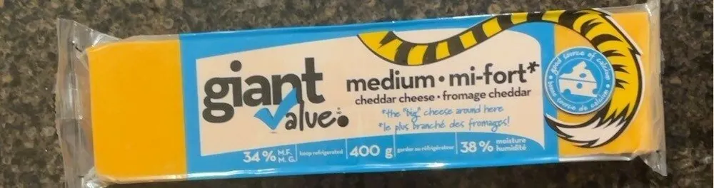fromage cheddar mi-fort