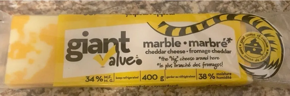 Marble cheddar cheese