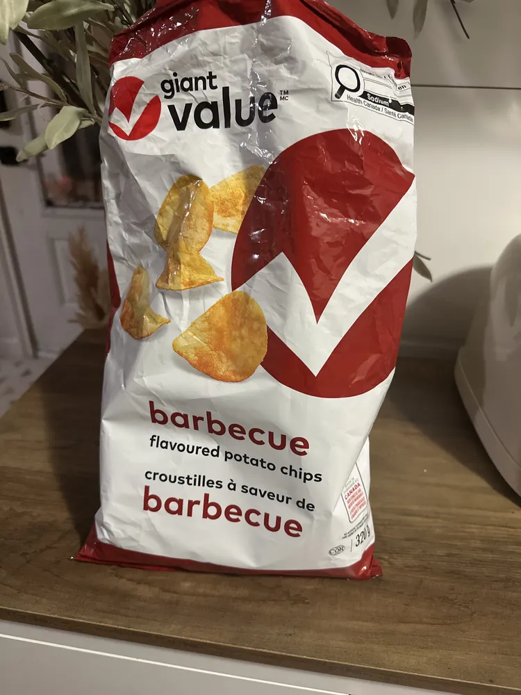 Barbecue Flavoured Potato Chips