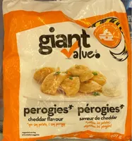 Perogies cheddar