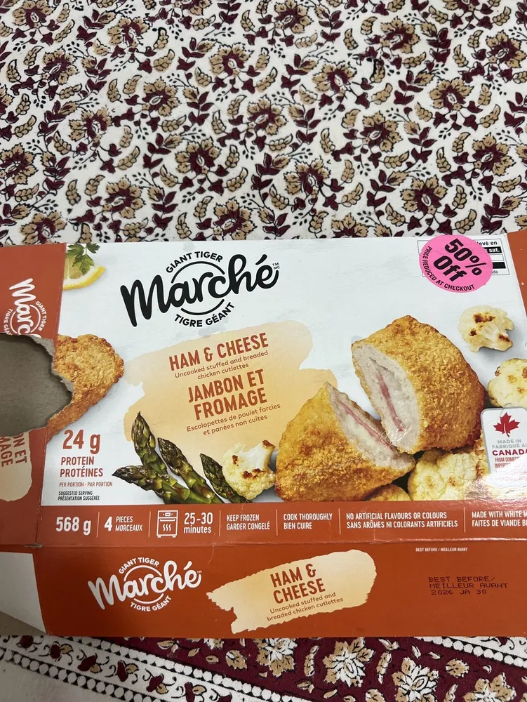 Ham & Cheese Stuffed And Breaded Chicken Cutlettes
