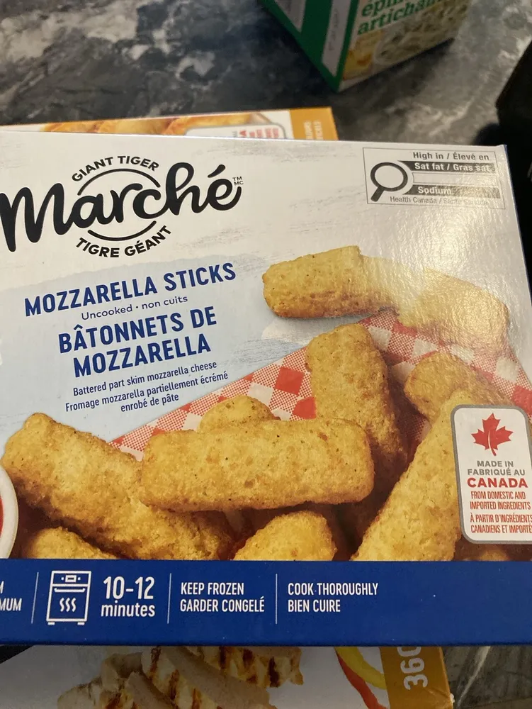 Bâtonnets de mozarella - Giant Tiger