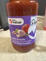 garlic and herb pasta sauce