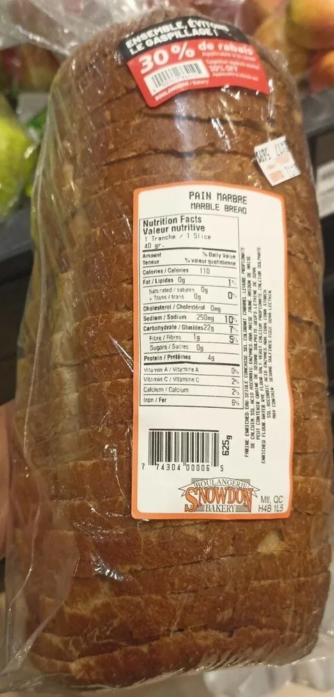 Pain marbre