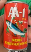 Sardines in tomato sauce with chili