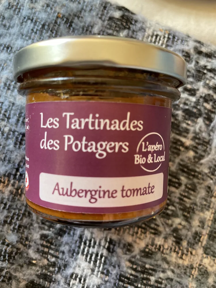 les tartinades du potager aubergine tomate