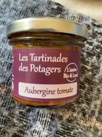 les tartinades du potager aubergine tomate