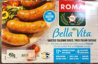 Saucisse italienne douce